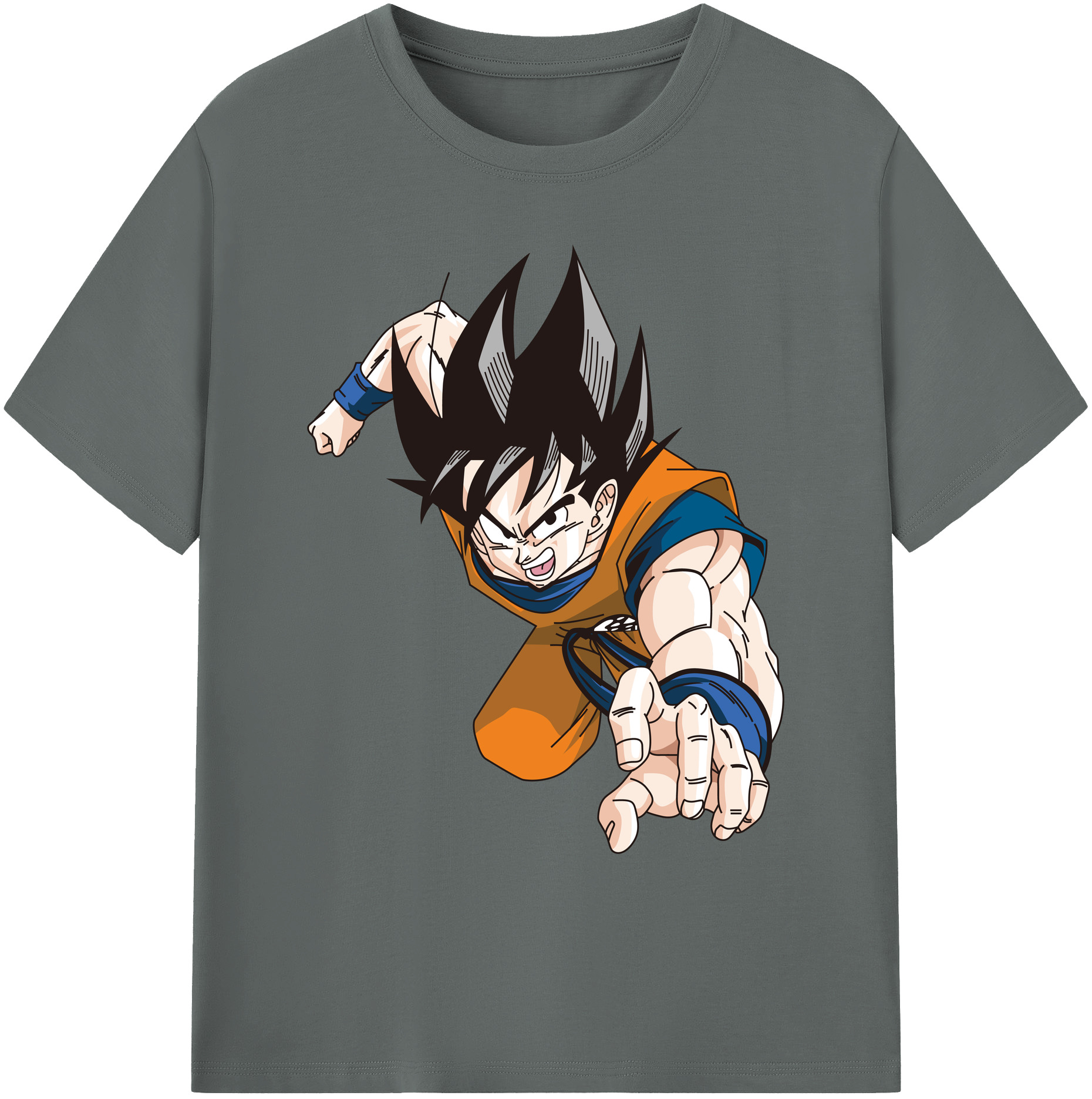 （画像用） ドラゴンボール 孫悟空（そん ごくう）Son Goku カカロット DRAGON BALL Kakarotto 綿100％ メンズ半袖Tシャツ｜肌触りやわらか＆通気性